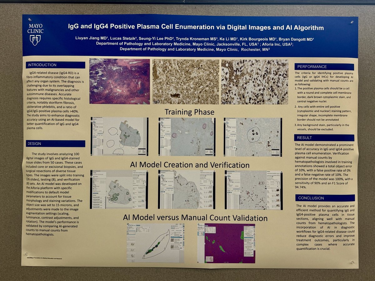 Solmaz Roshanmehr, MD (@solmazrm) on Twitter photo Inspired by this fascinating AI poster at#USCAP2025 and a conversation full of practical tips and insights with Dr. Bryan Dangott. I learned so much and can’t wait to apply it to my own project. Excited for future collaborations between <a href="/MayoClinicPath/">Mayo Clinic Pathology</a> and <a href="/JHUPath/">Johns Hopkins Pathology</a> Inspired by this fascinating AI poster at#USCAP2025 and a conversation full of practical tips and insights with Dr. Bryan Dangott. I learned so much and can’t wait to apply it to my own project. Excited for future collaborations between <a href="/MayoClinicPath/">Mayo Clinic Pathology</a> and <a href="/JHUPath/">Johns Hopkins Pathology</a>
