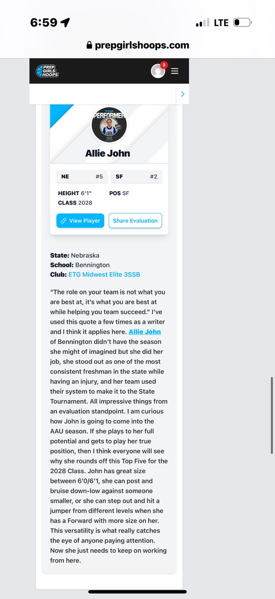 Allie John (@alliejohn2009) on Twitter photo Thank you very much for the very nice write up. I am really looking forward to spending the spring and summer with my AAU team.
<a href="/ETGmwgbb/">ETG Midwest Elite Girls 3SSB</a>
<a href="/bhsbadgersgbb/">Bennington Girls Basketball</a>
<a href="/3SSBGCircuit/">3Stripes Select Basketball Girls Circuit</a> Thank you very much for the very nice write up. I am really looking forward to spending the spring and summer with my AAU team.
<a href="/ETGmwgbb/">ETG Midwest Elite Girls 3SSB</a>
<a href="/bhsbadgersgbb/">Bennington Girls Basketball</a>
<a href="/3SSBGCircuit/">3Stripes Select Basketball Girls Circuit</a>