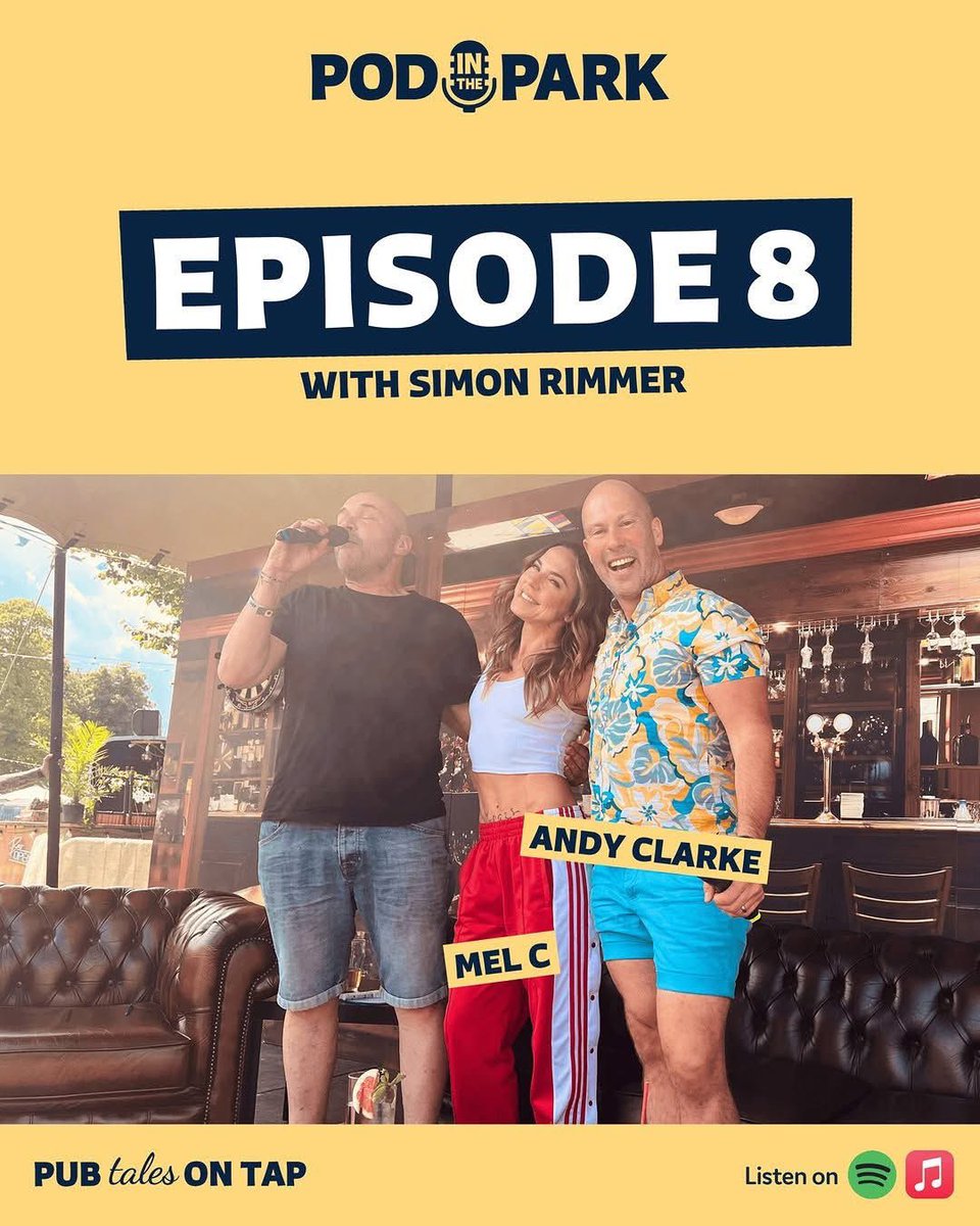 Chris Stroud (@chris_stroud) on Twitter photo #spicegirl @melaniecmusic joins <a href="/simonrim/">simonrimmer</a> and <a href="/TVsAndyClarke/">Andy Clarke</a> for a new episode of “Pod In The Park”
Check it out wherever you get your podcasts 🎙️ or on spotify here open.spotify.com/episode/2nOEUy…
#spicegirls #melaniec #melc #sportyspice <a href="/Pubinthepark_/">Pub in the Park</a> #spicegirl @melaniecmusic joins <a href="/simonrim/">simonrimmer</a> and <a href="/TVsAndyClarke/">Andy Clarke</a> for a new episode of “Pod In The Park”
Check it out wherever you get your podcasts 🎙️ or on spotify here open.spotify.com/episode/2nOEUy…
#spicegirls #melaniec #melc #sportyspice <a href="/Pubinthepark_/">Pub in the Park</a>
