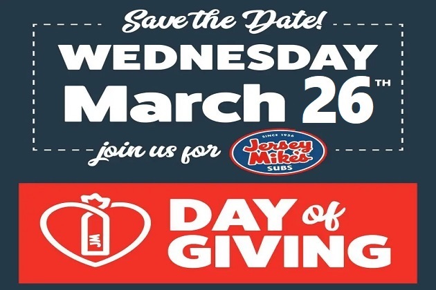I'll be doing my part to help our local charity. Will you? #dayofgiving #jerseymikes