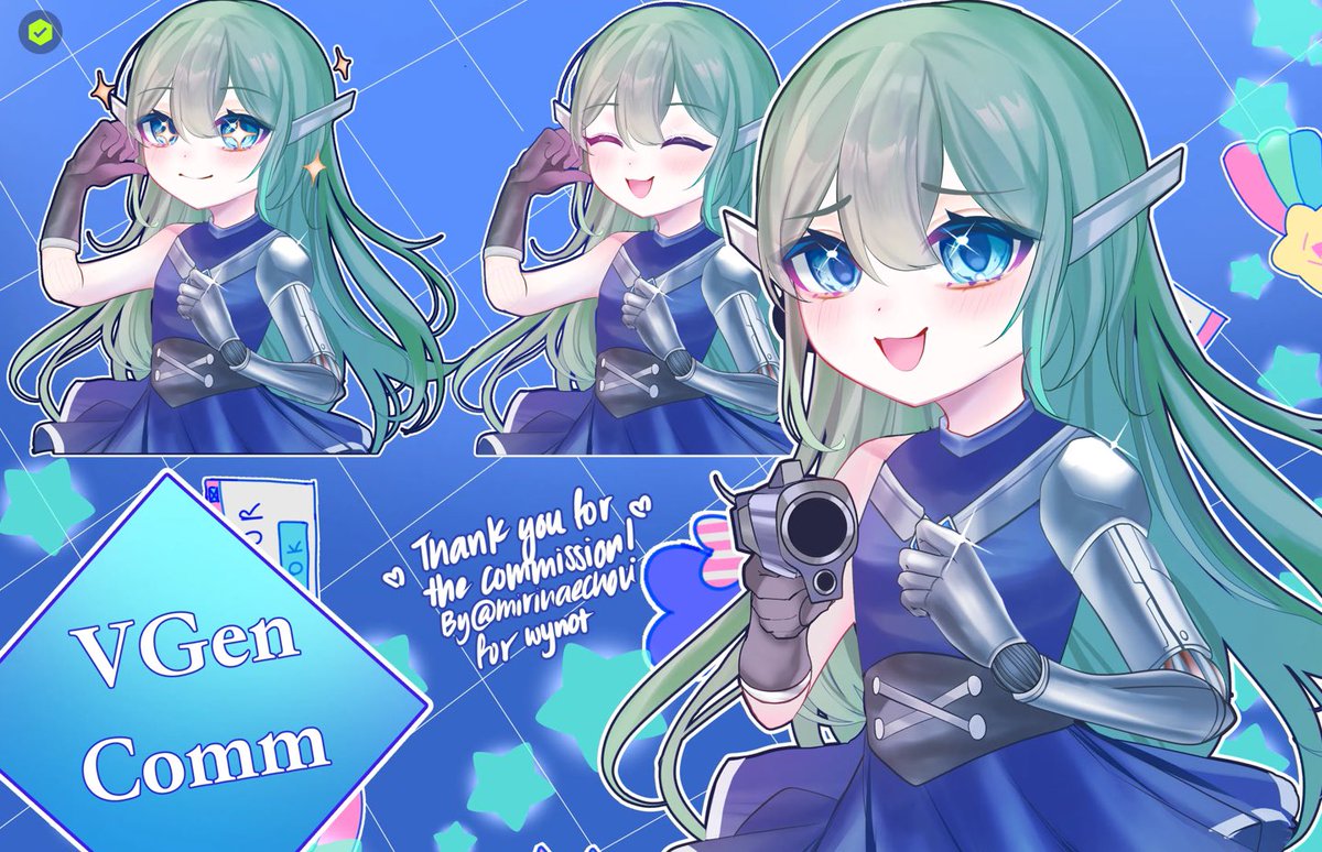 Mimi 💢 VARTIST !! 🥽⚠️ (@mirinaechou) on Twitter photo ⚙️🤖I got to do a PNGTuber commission for <a href="/WynotElk330/">Wynot: Coms Open (Edits)</a> !🍂
It was super fun drawing a girl with a mech arm. I hope you like the commission! 🧩 #VGenComm ⚙️🤖I got to do a PNGTuber commission for <a href="/WynotElk330/">Wynot: Coms Open (Edits)</a> !🍂
It was super fun drawing a girl with a mech arm. I hope you like the commission! 🧩 #VGenComm