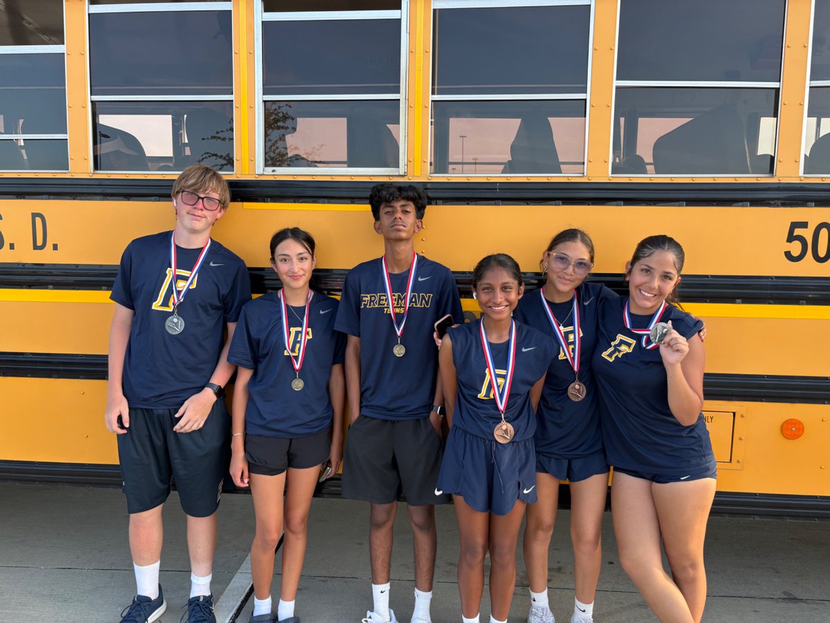 Another week of tournaments and another set of medals coming back to Freeman! All the hard work is showing!