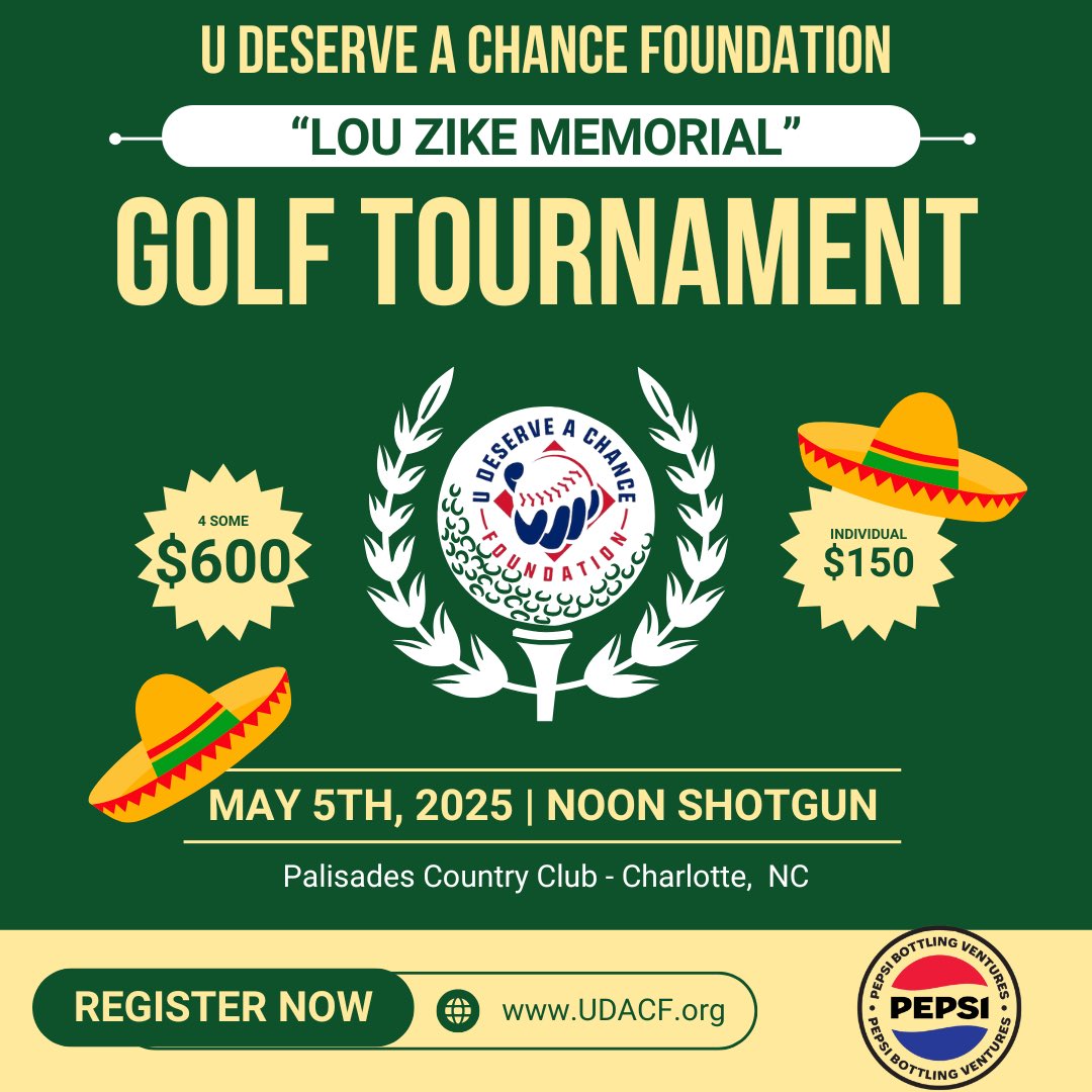 ALMOST AT CAPACITY!  ONE group spot left as well as some hole sponsorships available!  

Register today:
udacf.ticketleap.com/2025-udacf-lou…
