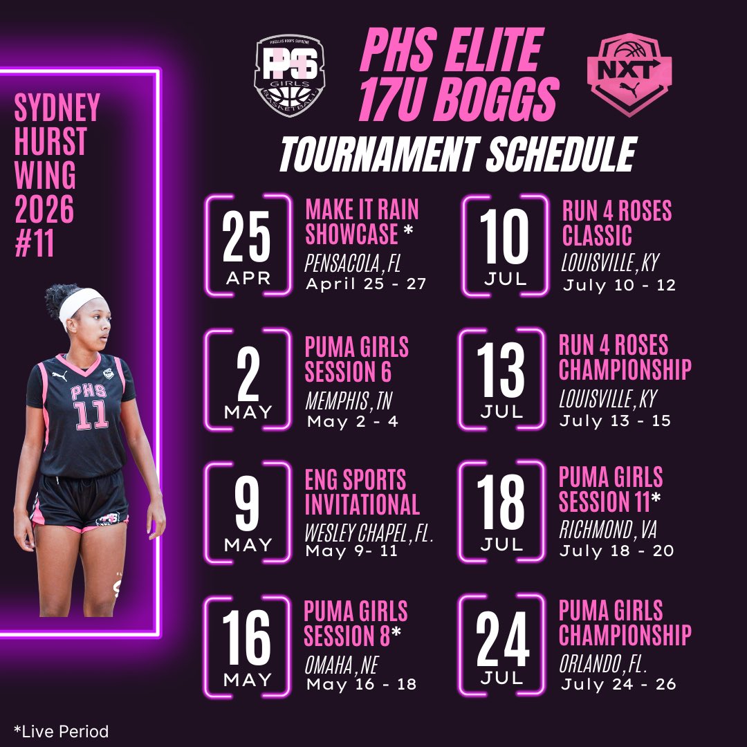 Excited to compete with PHS this upcoming season!!