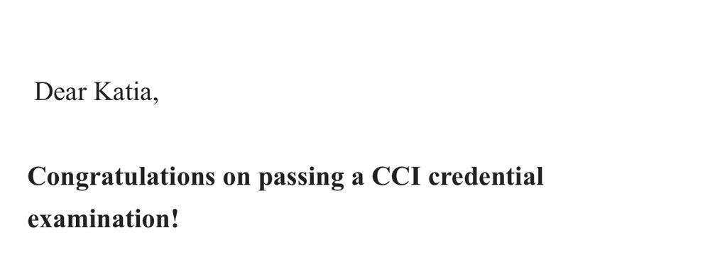 katiah_97's tweet photo. Job offer ✅
Passing the RCIS registry exam ✅
Graduation… 80 days and counting 

I am in the final stretch 🎉 https://t.co/XcxuaiVig4