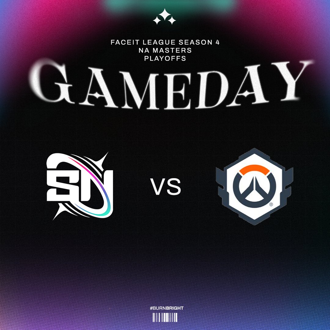 After an undefeated run this season, it's time for us to take on playoffs! 💪

In the first round, a cosmic clash against Chains Family you won’t want to miss! ✨

⏰6:00 PM PDT | 9:00 PM EDT

⬇️Stream link below!

#BurnBright💫 | #SNWIN | #FACEIT