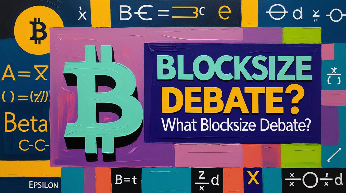 GreenBitcoinArt's tweet photo. Did you know?

Bitcoin Cash has an algorithmic blocksize limit. That means there's no need to manually increase the limit as usage increases.

Blocksize Debate? What Blocksize Debate? https://t.co/x60rjsrDwm