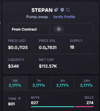 MemecoinNobi12's tweet photo. #STEPAN  /  $SOL
📈 Market Cap:  112K 🚀

TG Chanel: https://t.co/TavG0nyv52

CA:pprh8NuG5nBipzN2Y7Y57tGPc6YN6NsBaoiBNJapump
Top 10 Holders :21.25%

#ATM #KWAK #IMG #UPEX #DRIP #ANTY #TOP #SAM #LUNA #Goss #REDDO #OG #ARIA #PODGE #HACKED #MKC #NFT #Flow https://t.co/KgCFlnv48Y