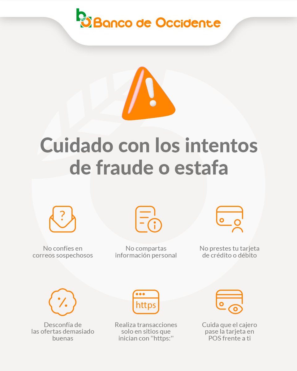 Recuerda bajo ninguna circunstancia te pediremos tu pin, token o usuario. ¡Son tus datos privados! 

Protege tus ahorros contra el fraude.