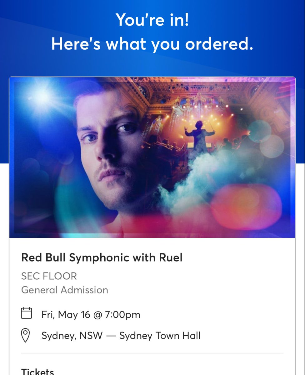 YIPPEEEEEE SEE U IN MAYYYYYYY TWIN <a href="/oneruel/">RUEL</a>