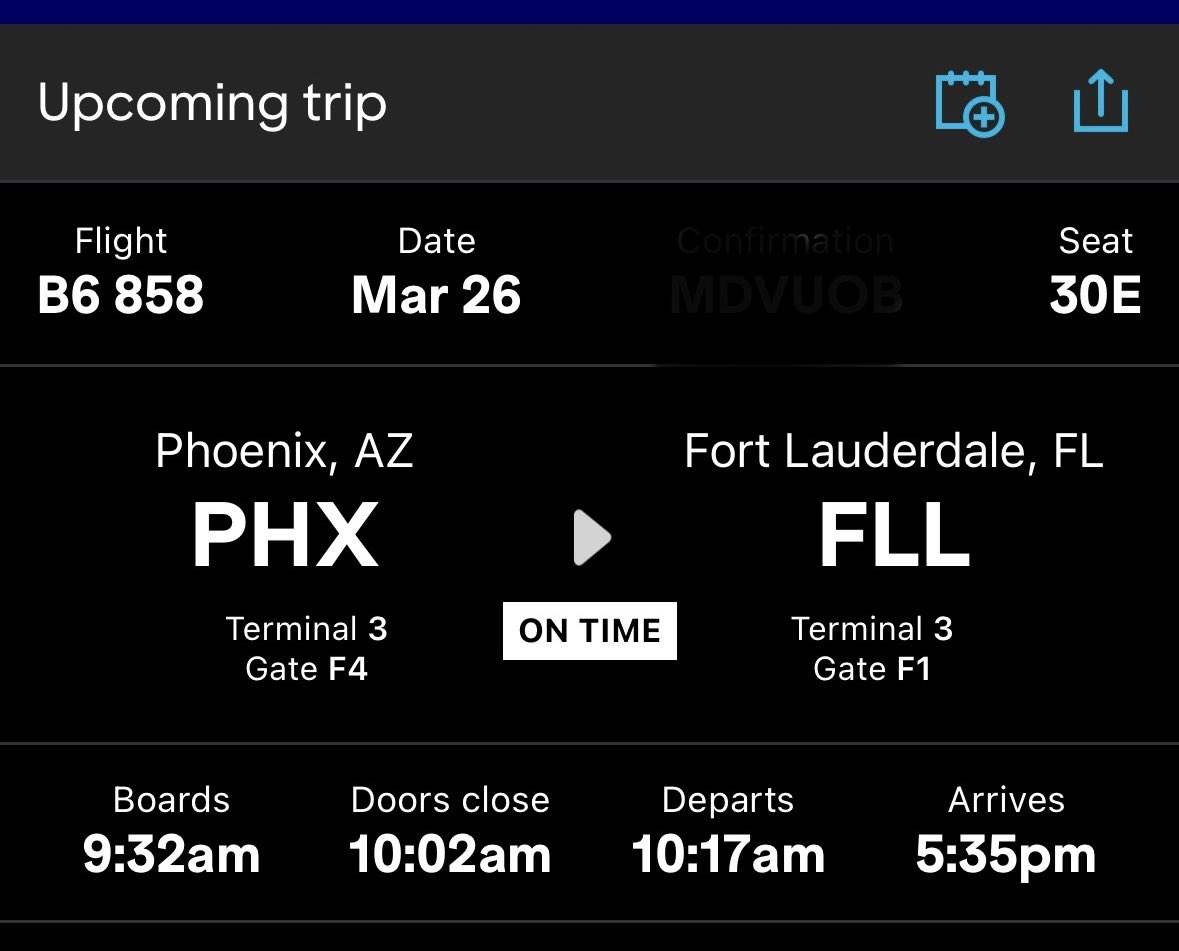 dremosillo's tweet photo. @JetBlue I guess me upgrading to 12f wasn’t enough . Thanks a lot. https://t.co/cttSdHhld9