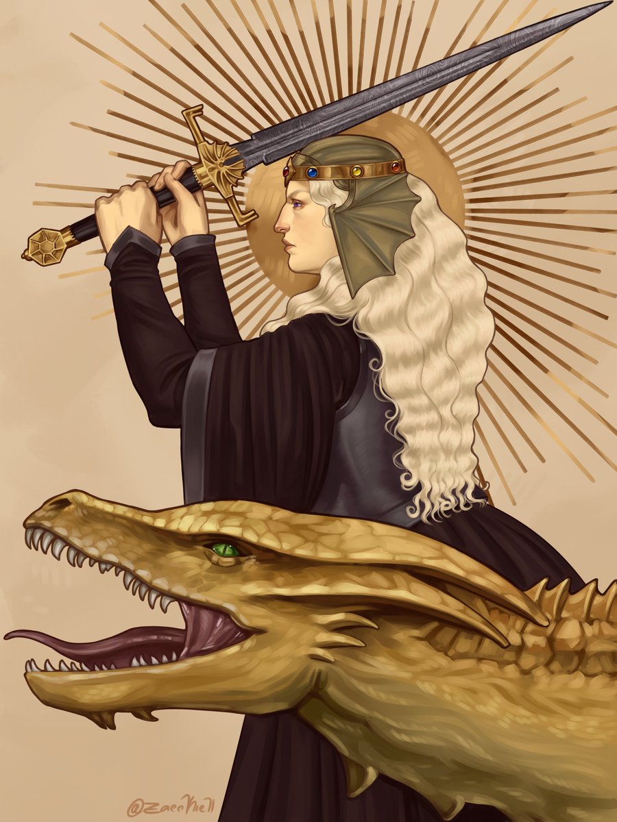 Zacckiell's tweet image. Rhaenyra the black queen
Commission for @vvave3005 &lt;33
#rhaenyratargaryen #Commission #houseofthedragon