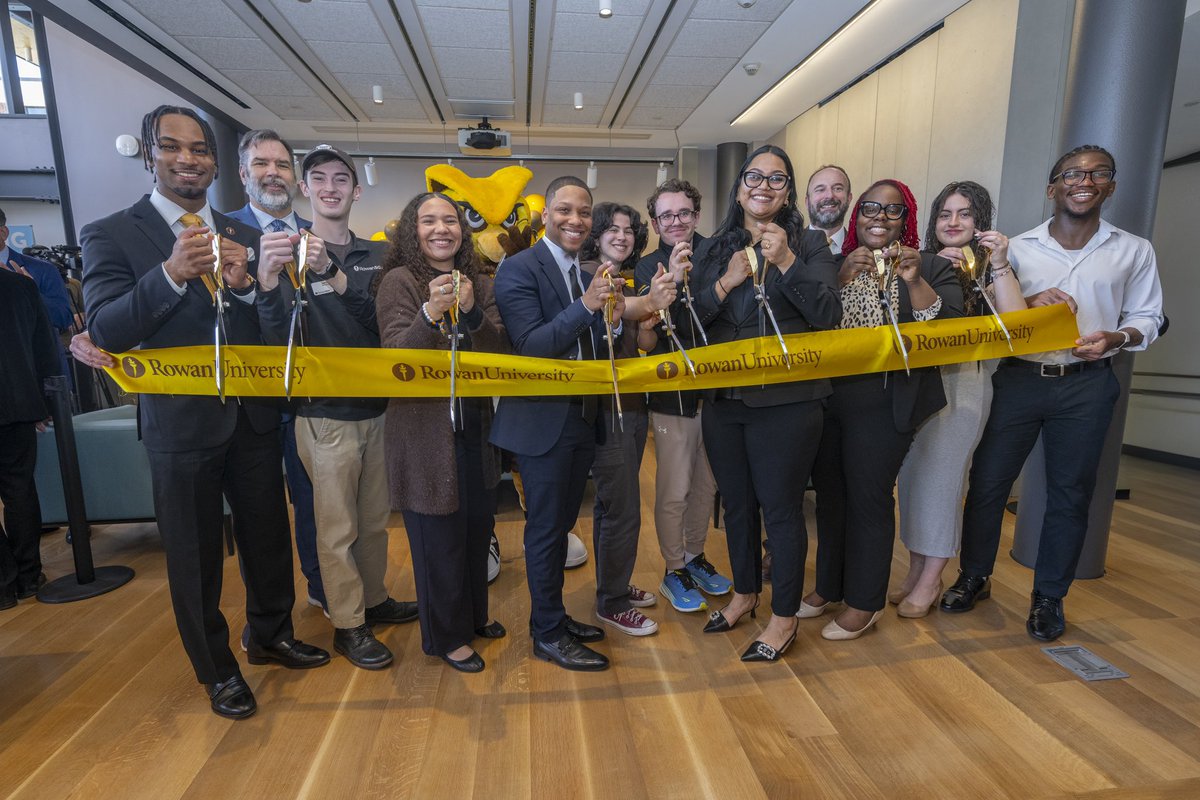 A proud moment for SGA! ✂️ Honored to help cut the ribbon on the new Student Center expansion — a space built for the students, by the students. 💛🤎

#RowanSGA #LevelUpRowan #RowanPROUD