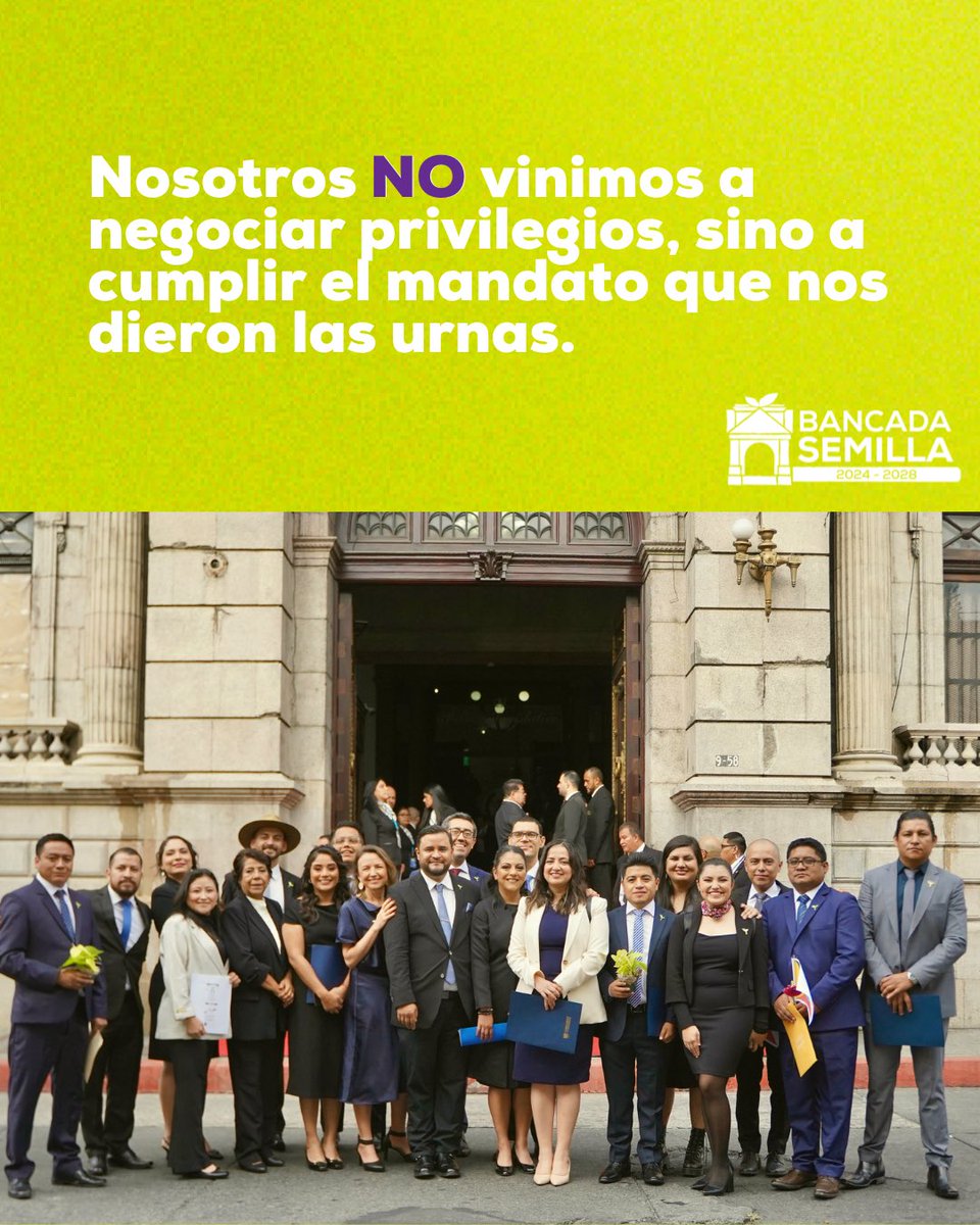 rochaeta's tweet photo. Esta Bancada 🌱 se debe al pueblo. https://t.co/o4GKRr5GwB