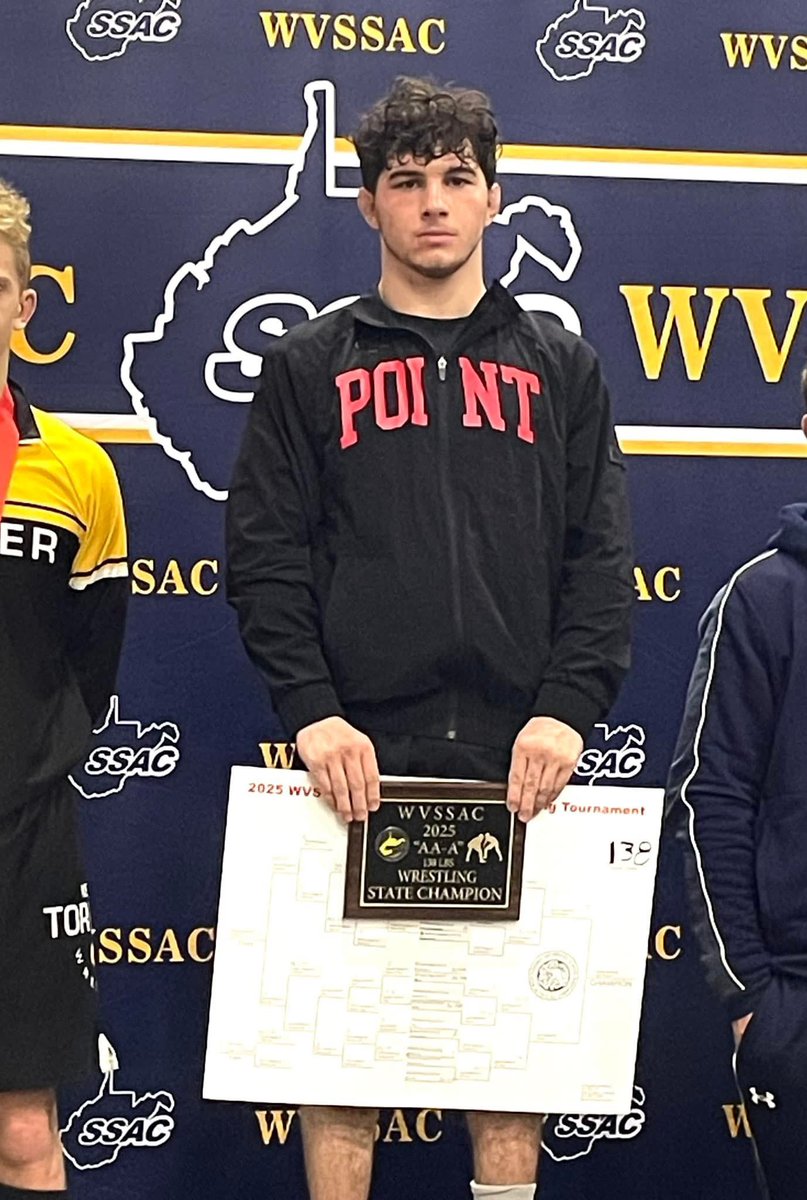 Congratulations to class of 2025 signee, Gunner Andrick, on winning his fourth West Virginia state title. 

Gunner finished his high school career with a record of 198-20 while placing at Beast of the East and Powerade, and never lost in the state of WV. #HailWV