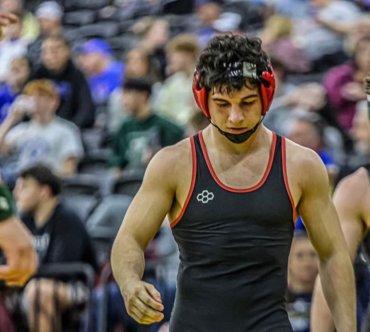 WVUWrestling's tweet photo. Congratulations to class of 2025 signee, Gunner Andrick, on winning his fourth West Virginia state title. 

Gunner finished his high school career with a record of 198-20 while placing at Beast of the East and Powerade, and never lost in the state of WV. #HailWV https://t.co/TVZgQm256W