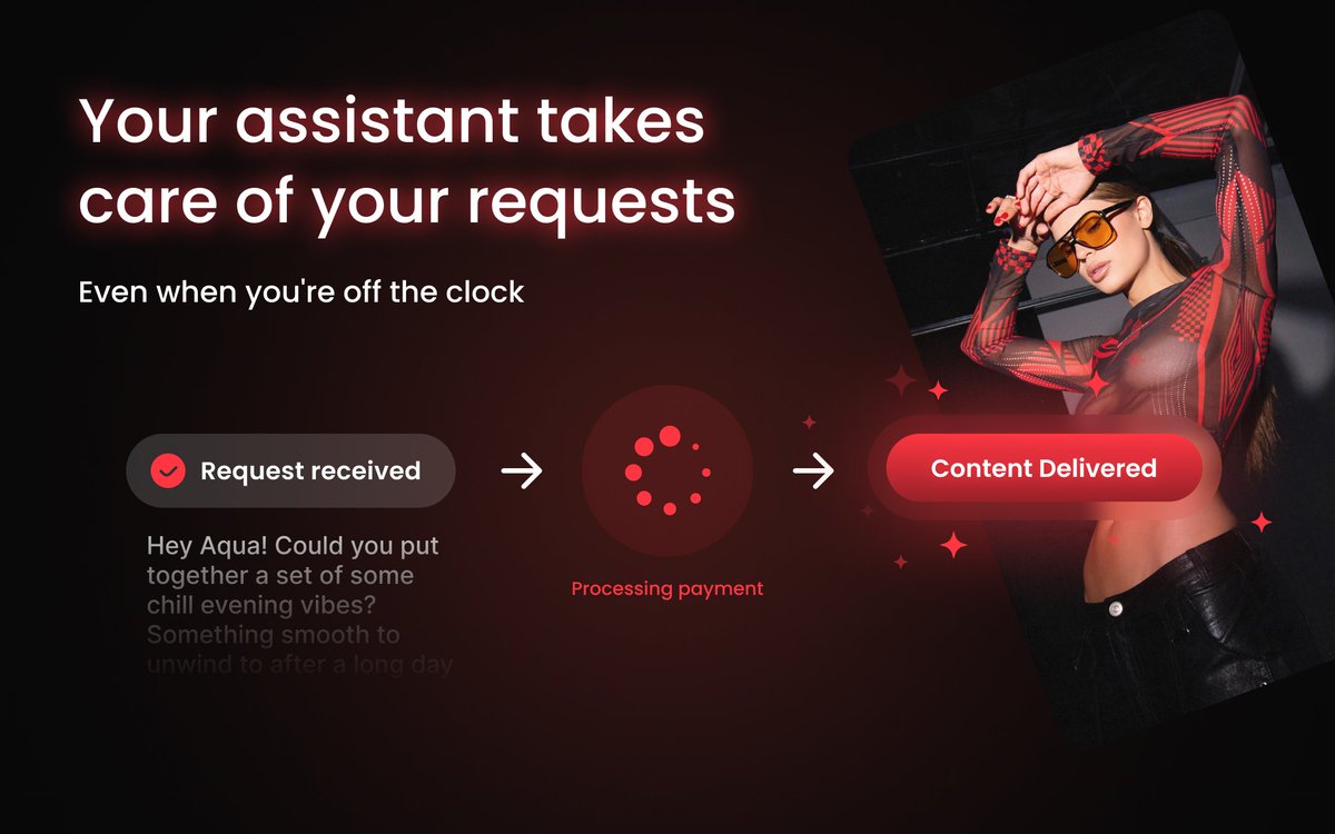 SUBBDofficial's tweet image. Never miss a sale again.

As a top creator, your audience is global. It&apos;s just not possible to cater to everyone - you can&apos;t be online 24/7 🫠

That&apos;s where your personal AI Assistant comes in, to handle requests and secure payments. Sleep peacefully knowing you&apos;re making money…