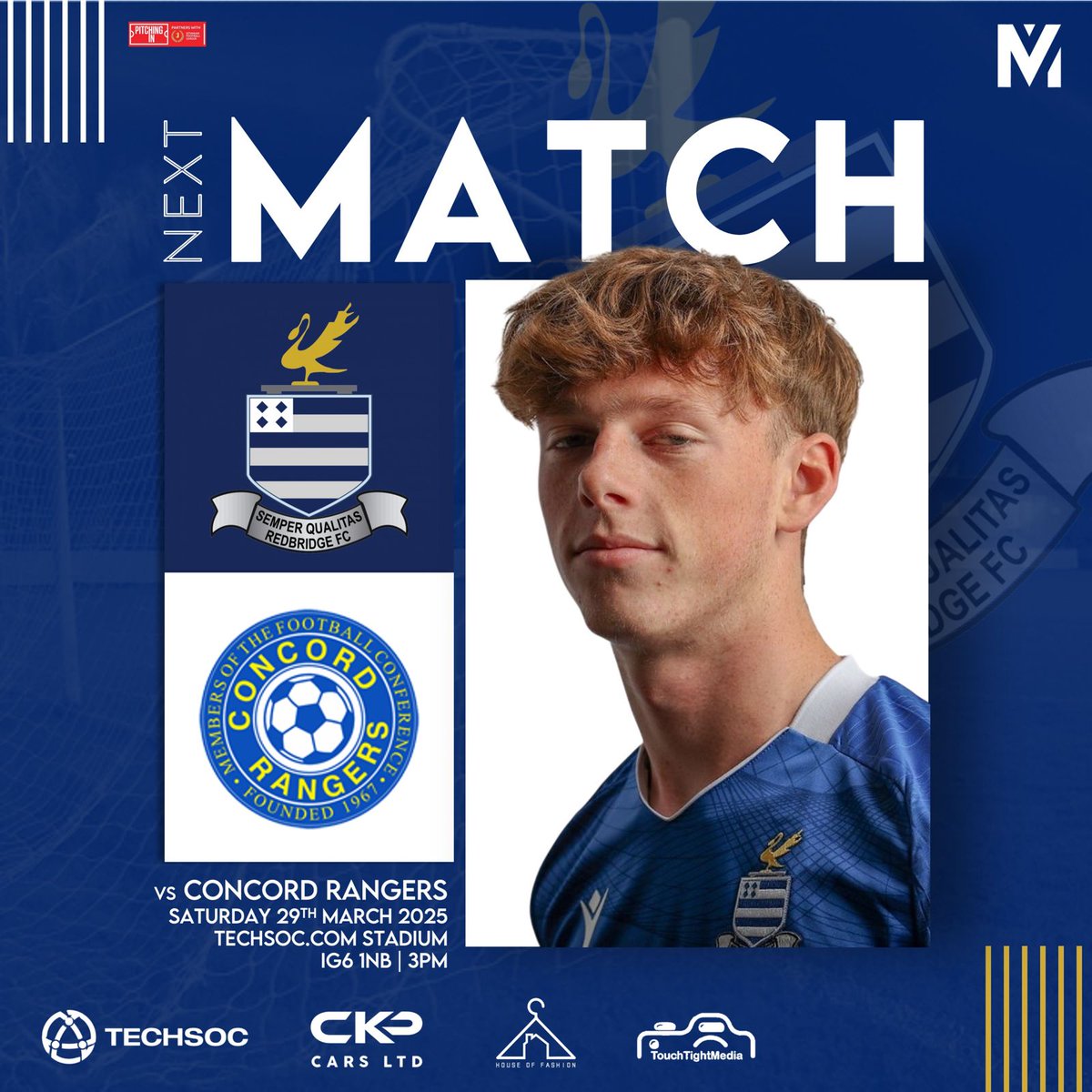 Redbridge Football Club (@themotormen) on Twitter photo <a href="/TheMotormen/">Redbridge Football Club</a> v <a href="/ConcordRangers/">Concord Rangers FC</a>
⚽️£10 adults, £6 concessions, u16 free
Cash or Card
🍺🍔 Clubhouse and burger bar open <a href="/TheMotormen/">Redbridge Football Club</a> v <a href="/ConcordRangers/">Concord Rangers FC</a>
⚽️£10 adults, £6 concessions, u16 free
Cash or Card
🍺🍔 Clubhouse and burger bar open