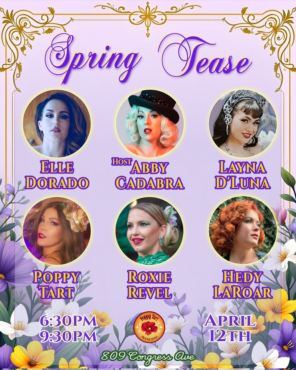 PoppyTartProd's tweet photo. This April!! https://t.co/Nel1lqviFb