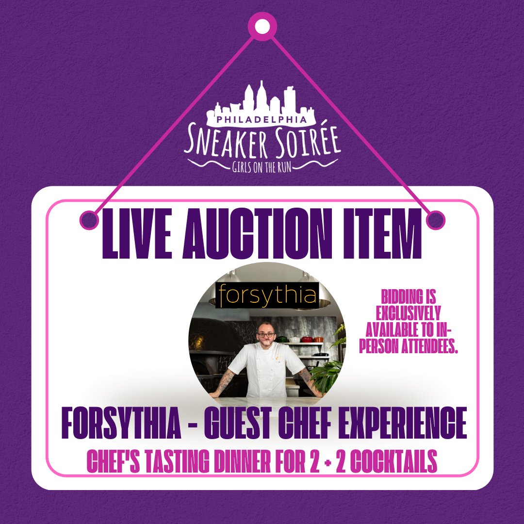 🎟️ Buy tickets now to bid on our 2 exclusive LIVE auction items—bidding is only available to in-person attendees! 💜

📅 Wednesday, April 2nd at 6 PM
📍 The Bellevue
⭐ Featuring special guest Mo'ne Davis!

Click here to your tickets today: ow.ly/CkWR50VoBc7