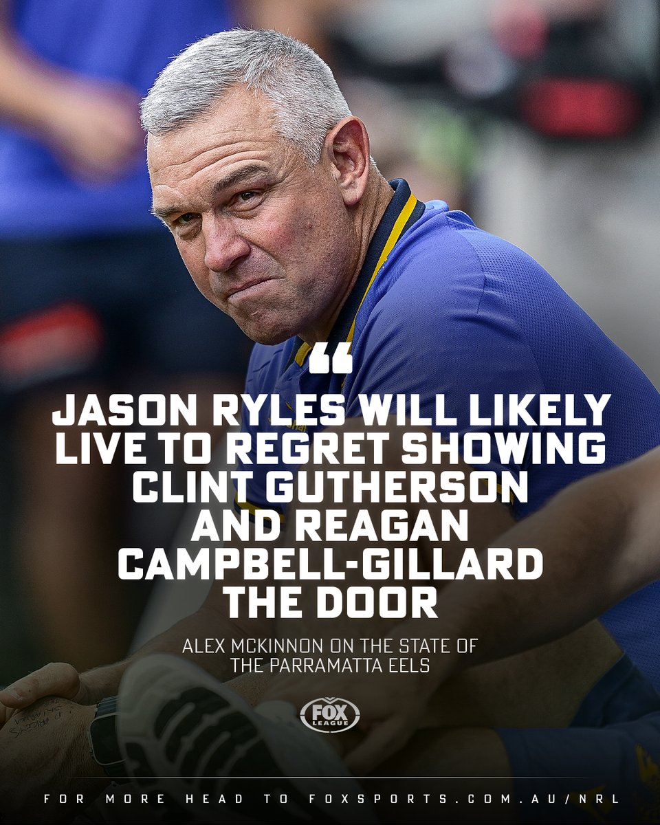 Three years after making a Grand Final the Eels are in the depths of a full-blown rebuild 🚨

Jason Ryles could live to regret offloading two veteran leaders too soon... 

MCKINNON 👉 bit.ly/424tUID