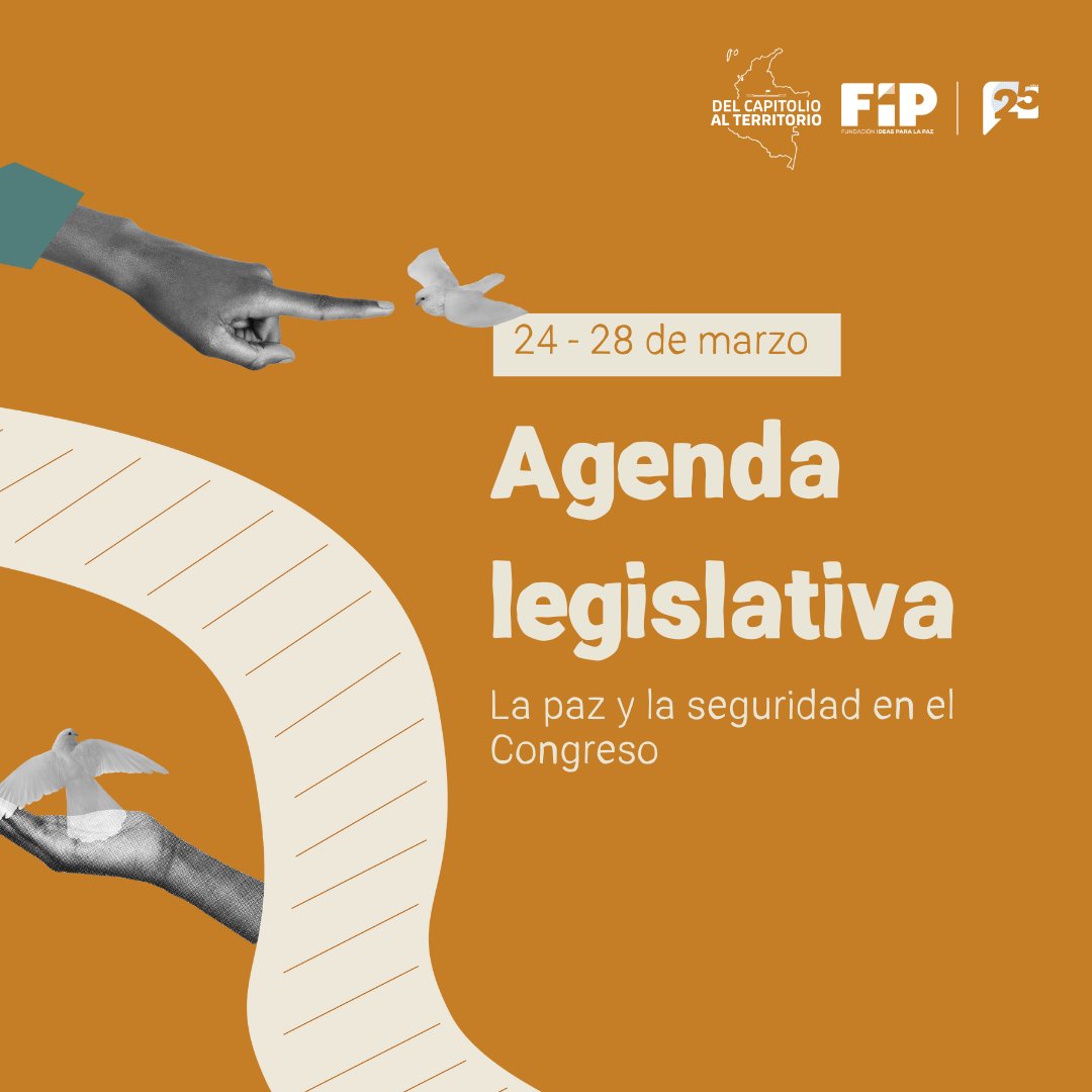 🔍 #LaPazEnElCongreso | Aquí pueden conocer los proyectos de ley, y audiencias públicas relacionados con la agenda de paz y seguridad de <a href="/CamaraColombia/">Cámara de Representantes de Colombia</a> y <a href="/SenadoGovCo/">Senado de la República 🇨🇴</a> de esta semana.

👉🏾delcapitolioalterritorio.com/en-el-capitolio