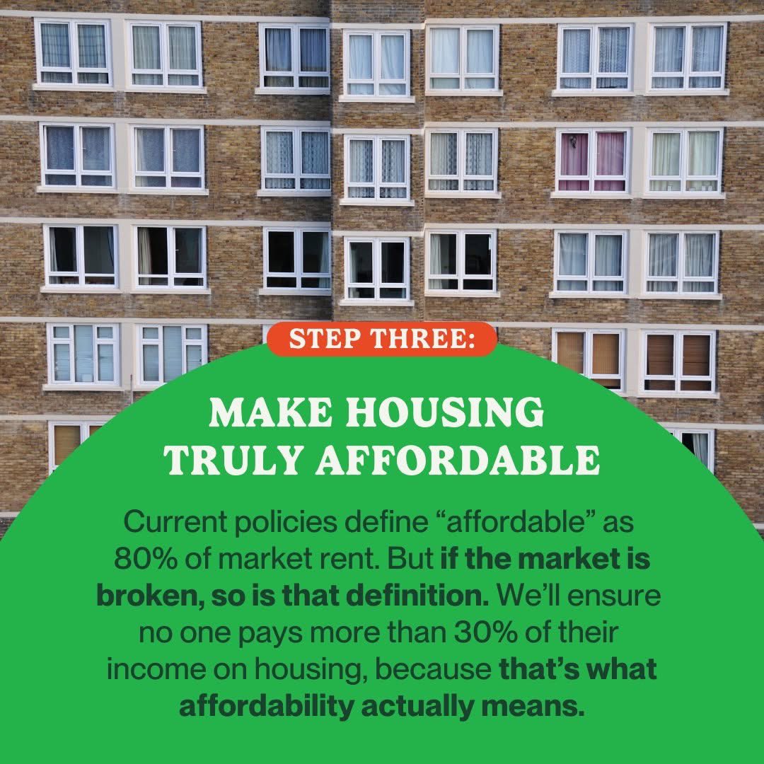 Time to treat this like the crisis it is. We act fast in emergencies. We don’t wait for things to get worse. The Green Party has the plan, help us make it happen. #HousingEmergency #ActNow #VoteForIt