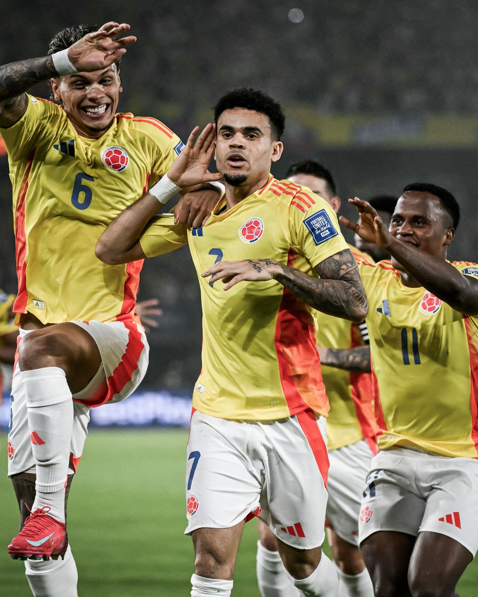 WillyFPC's tweet photo. 🇨🇴 Máximos goleadores de la Selección Colombia en partidos oficiales:

1️⃣ James Rodríguez: 22
2️⃣ Falcao García: 16
3️⃣ LUIS DÍAZ: 15 ⭐
4️⃣ Arnoldo Iguarán: 14
5️⃣ Víctor Aristizábal: 12
6️⃣ Faustino Asprilla: 11
7️⃣ Freddy Rincón: 11
8️⃣ Teófilo Gutiérrez: 9 https://t.co/eq0LpMSLTX