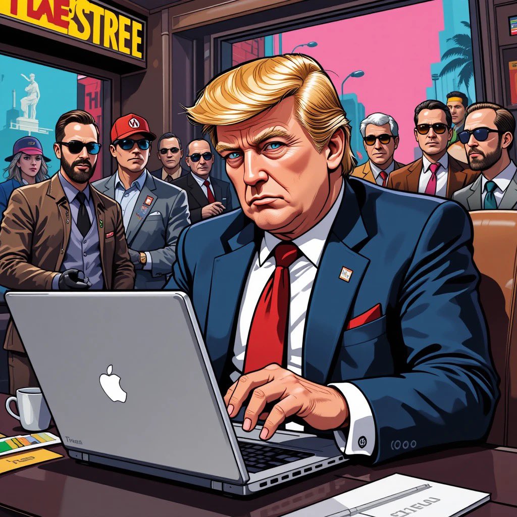 Wallstreet Trump tweet media