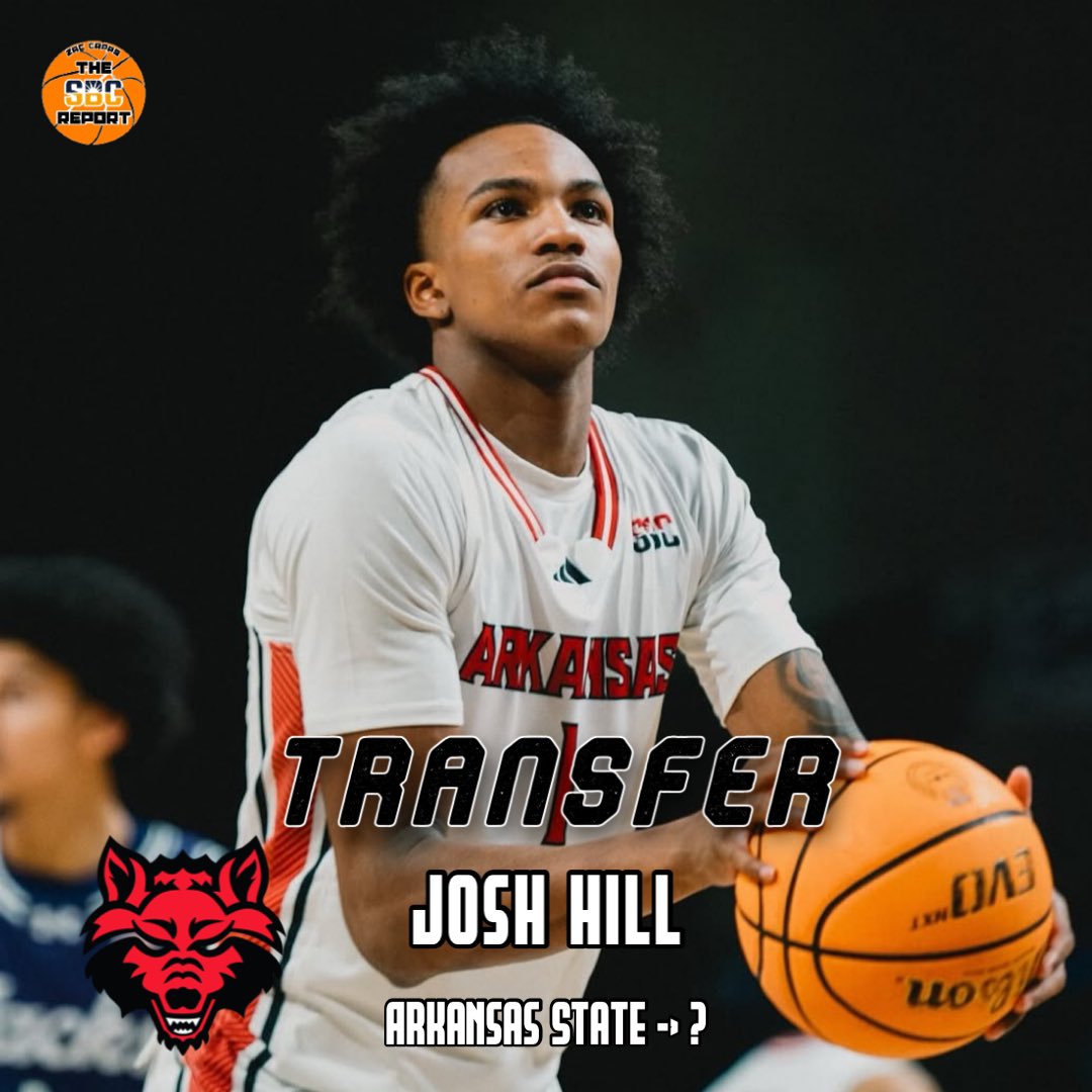 CappsOnSports's tweet photo. 🚨Arkansas State forward Josh Hill has entered the transfer portal

The 6’11” freshman averaged 3.5 points and 1.8 rebounds this season. Former 4 ⭐️ recruit. Highest in school history

3 years of eligibility left https://t.co/oilt0UBJfk