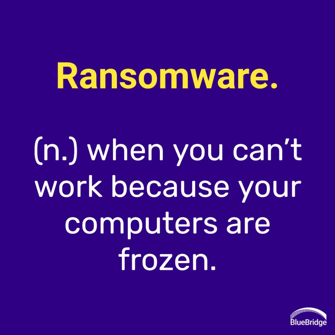 Help Stop #Ransomware 
1.866.990.BLUE