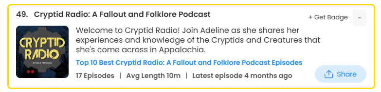 NukaCafe ~ Cryptid Radio Pod Creator 🔴v🔴 tweet media