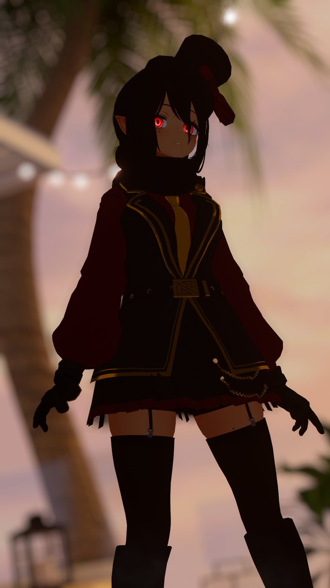 Different lighting in different worlds is always interesting, but the eye glow is more prominent~