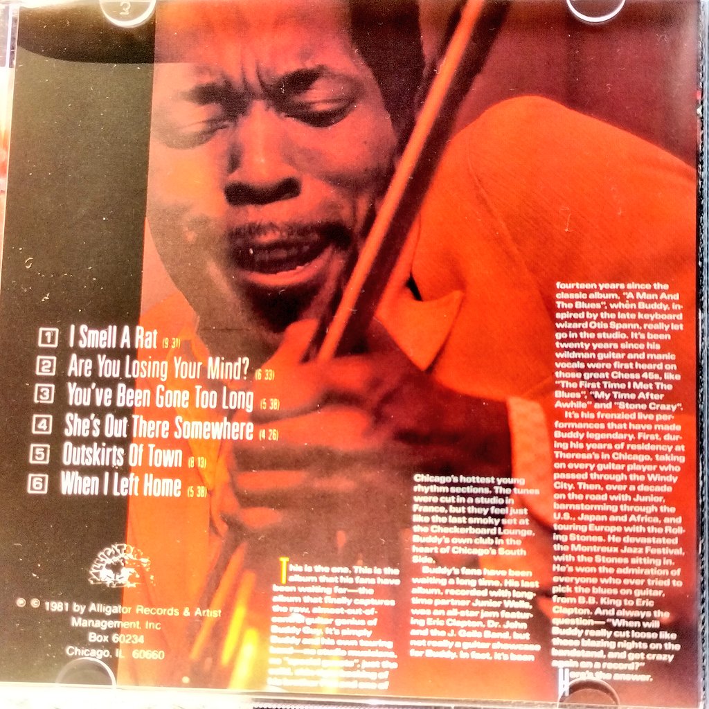 Toyskameta's tweet photo. 本日の出勤BGMは

BUDDY GUY / STONE CRAZY

でした

#出勤BGM #BUDDYGUY #STONECRAZY https://t.co/T86gryyOD4