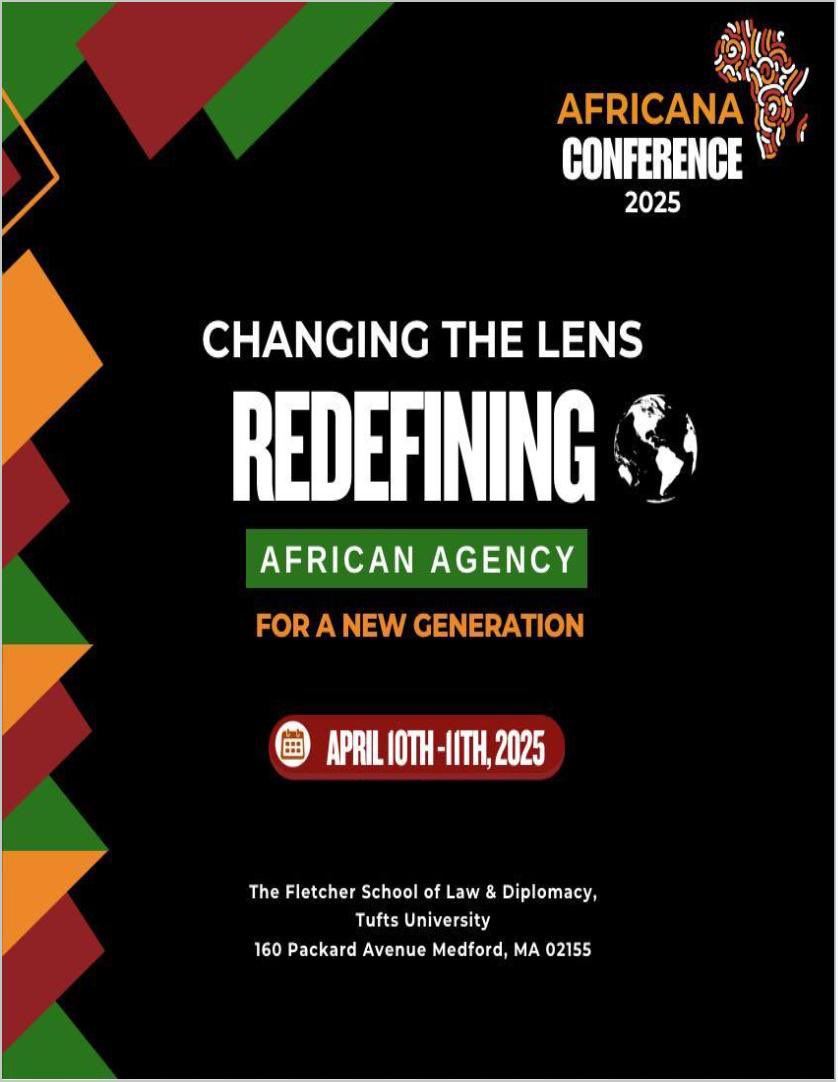 Countdown to the Africana Conference 2025 has begun! 
The theme, “Changing the Lens: Redefining African Agency for a New Generation” will explore Africa’s evolving role in geopolitics, African leadership in tech &amp; innovation, African youth &amp; entrepreneurship, &amp; much more.