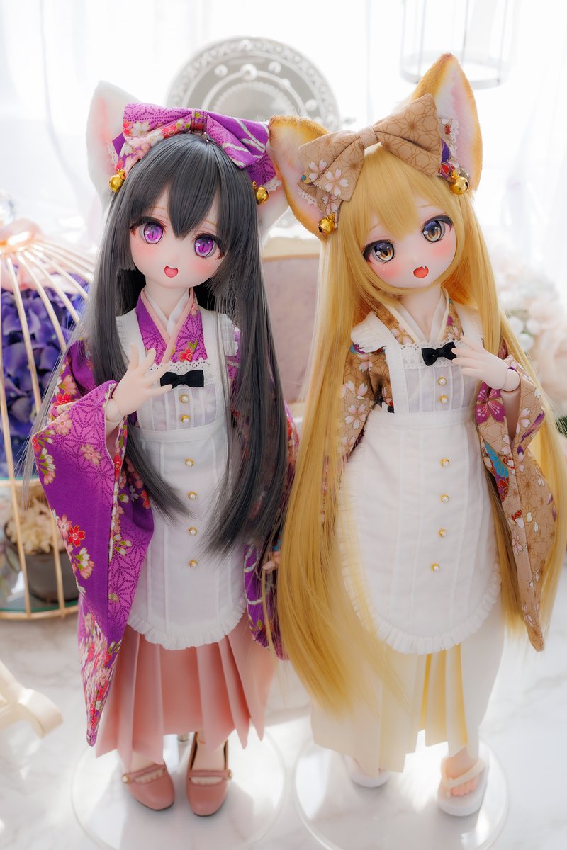 狐姉妹〜🦊♥️ 
#RonshukaCouture