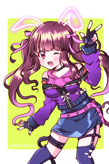 デレ編 カラー頑張って描いてた頃のやつ #上手いとか下手とかそういうのは関係なく自分が気に入っている絵 