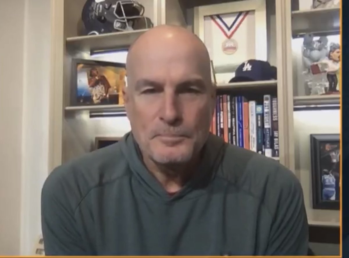 JaredKotler's tweet photo. Jay Bilas going on Dan Patrick to talk about Dan Hurley needing to be more mature while he has a bobblehead of Bobby Knight throwing a chair behind him is something. https://t.co/HAQjaPzK83