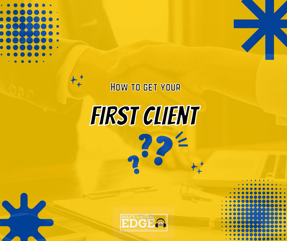 RolfVirtualEdge's tweet photo. 𝐇𝐨𝐰 𝐭𝐨 𝐆𝐞𝐭 𝐘𝐨𝐮𝐫 𝐅𝐢𝐫𝐬𝐭 𝐂𝐥𝐢𝐞𝐧𝐭🤝
 𝙽𝚎𝚝𝚠𝚘𝚛𝚔𝚒𝚗𝚐, 𝚏𝚛𝚎𝚎𝚕𝚊𝚗𝚌𝚒𝚗𝚐 𝚙𝚕𝚊𝚝𝚏𝚘𝚛𝚖𝚜, 𝚊𝚗𝚍 𝚛𝚎𝚏𝚎𝚛𝚛𝚊𝚕𝚜—𝚝𝚑𝚎𝚜𝚎 𝚊𝚛𝚎 𝚢𝚘𝚞𝚛 𝚐𝚘𝚕𝚍𝚎𝚗 𝚝𝚒𝚌𝚔𝚎𝚝𝚜 𝚝𝚘 𝚕𝚊𝚗𝚍𝚒𝚗𝚐 𝚢𝚘𝚞𝚛 𝚏𝚒𝚛𝚜𝚝 𝚌𝚕𝚒𝚎𝚗𝚝! 𝙽𝚎𝚎𝚍 𝚑𝚎𝚕𝚙? https://t.co/pIprbFpzqg