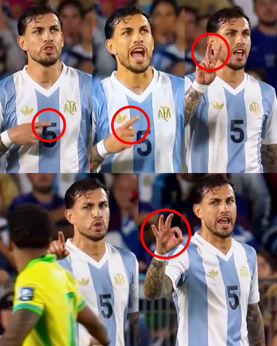 ¿Rodrygo le dijo que era muy malo? Leandro Paredes le respondió diciéndole: "YO TENGO 1 MUNDIAL Y 2 COPAS AMÉRICA, VOS 0". El mediocampista argentino aprovechó el momento para recordarle lo que ha ganado con su selección nacional. BOOOOOOOOOM.