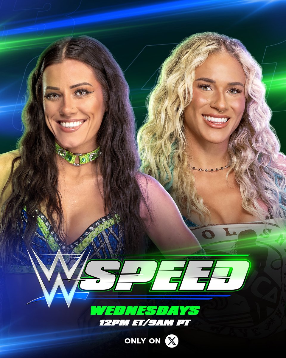 .@Katana_WWE and <a href="/SolRucaWWE/">Sol Ruca</a> kick off the #WWESpeed Women's No. 1 Contender's Tournament TODAY! 🔥

12pm ET / 9am PT exclusively on <a href="/X/">X</a>.
