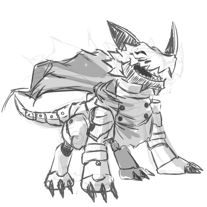 Kaito_oou's tweet photo. Huckmon Sketch
#Digimon #デジモン #Huckmon https://t.co/ihafUz2QhL