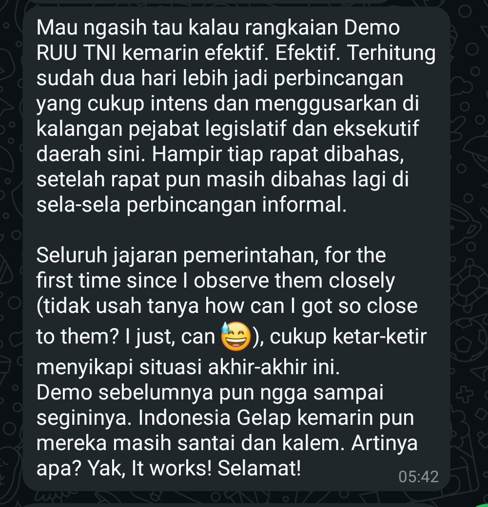 Twiter bubble twitter bubble, noh liat pejabat ketar ketir dibikinnya sama avkor dan wibu

Next stop

RUU KUHAP 
RUU Polri
