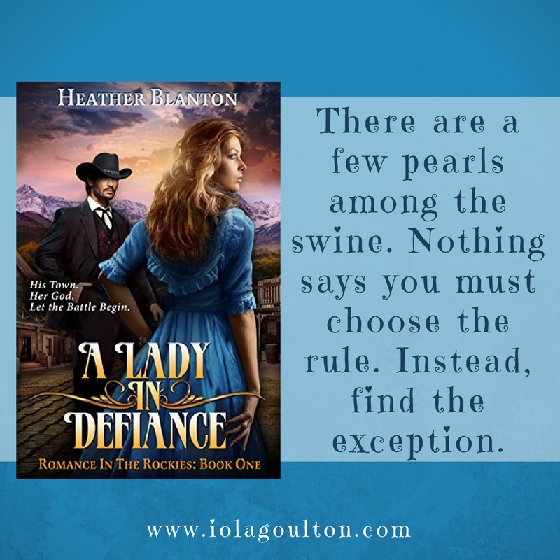 IolaGoulton's tweet image. An original take on an old proverb, from A Lady in Defiance by Heather Blanton
#christfic #inspy