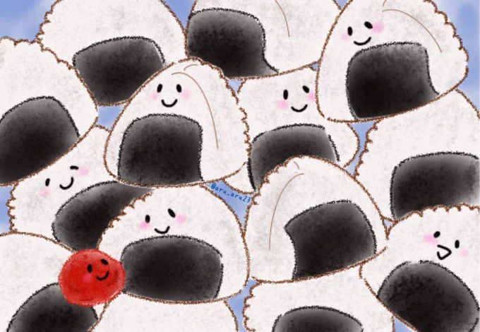とめぃとぅフルーツサンドおにぎりぶるーべりー #一次創作祭り春の陣2025 