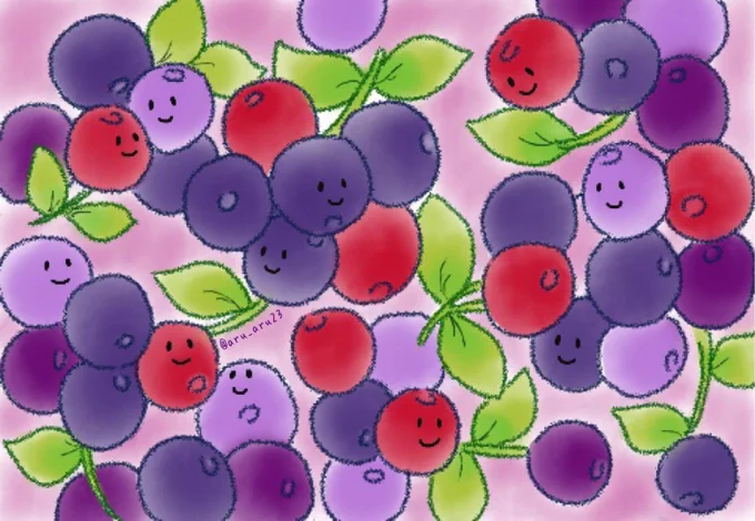 とめぃとぅフルーツサンドおにぎりぶるーべりー #一次創作祭り春の陣2025 