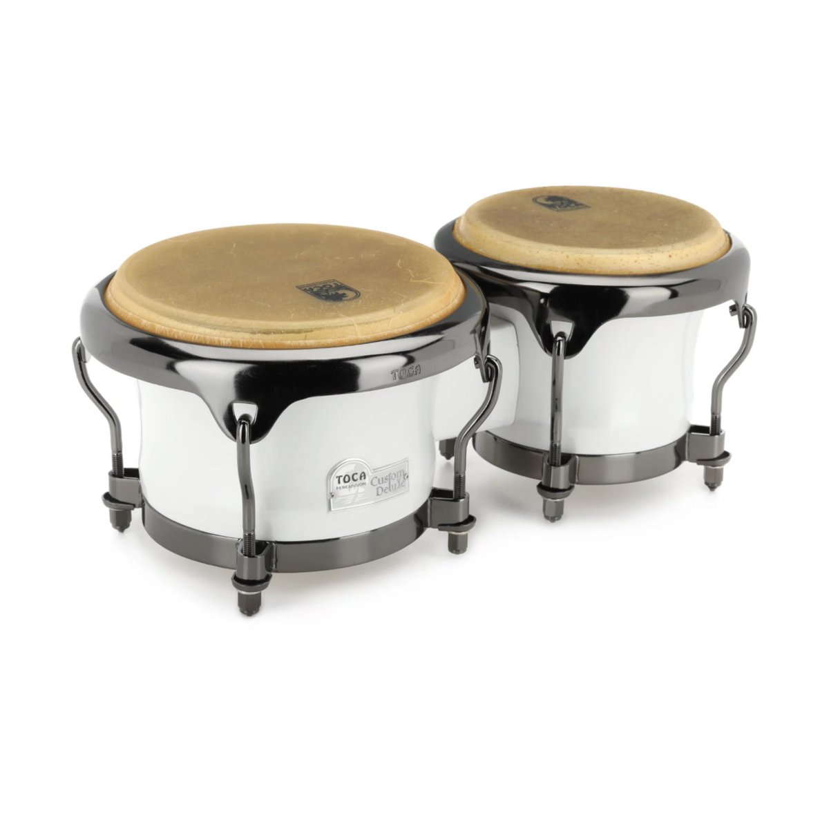 tocaperc's tweet photo. The Toca Custom Deluxe Series Bongo with a New finish “Margarita Blanca”.
Wood shells, rawhides, black mirror chrome hardware.
#tocapercussion #customdeluxeseries #tocabongo #margaritablanca #newfinish #drumsforeveryone #somosfamilia #justplay https://t.co/pBaZTTrcKp