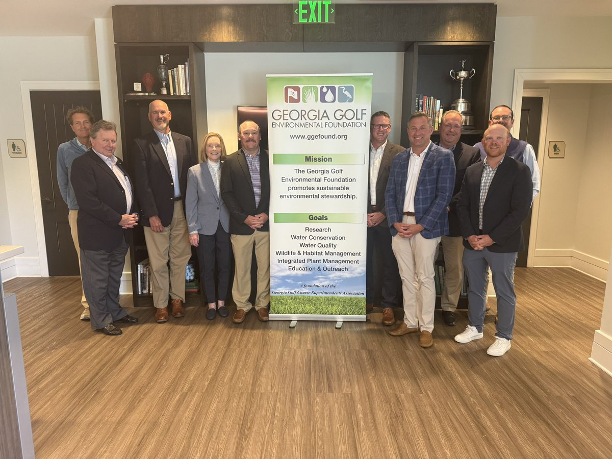 <a href="/GeorgiaGolfEnv1/">Georgia Golf Environmental Foundation</a> meeting today.<a href="/GeorgiaGCSA/">Georgia GCSA</a> please get your Rounds4Research donations in…all money raised in Georgia goes directly to Turfgrass Research.