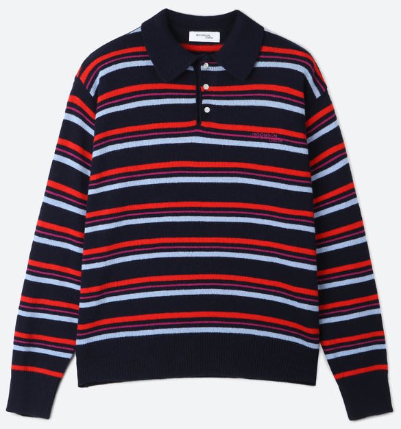 poolcompany24's tweet photo. ⠀
CELEB : 권정열
MEDIA : 유튜브 코없코
BRAND : #MOONSUN #문선 
ITEM : MJ S2 02 M.C UNISEX, Stripe Wool Collar Knit (Lolli-pop) https://t.co/HLHRCTACdM