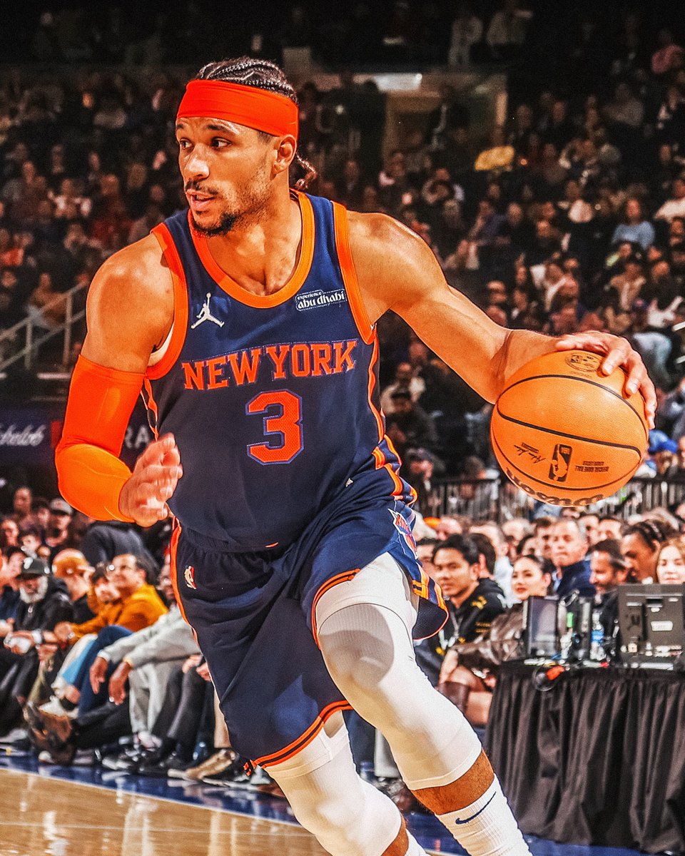NBA's tweet photo. Josh Hart now has the most triple-doubles (9) in a season in @nyknicks franchise history! https://t.co/kJ3lWrGOY0